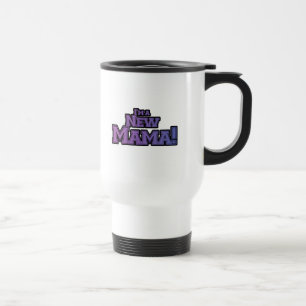Purple I'm a New Mama Tshirts and Gifts Travel Mug