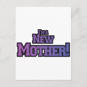 Purple I'm a New Mother Tshirts and Gifts Postcard