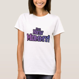 Purple I'm A New Mummy Tshirts and Gifts