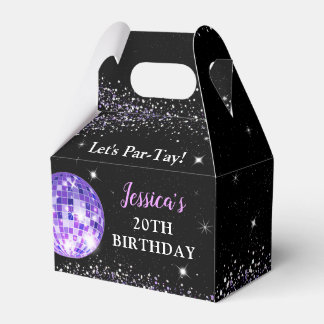Purple In Her Birthday Era Party Favour Box