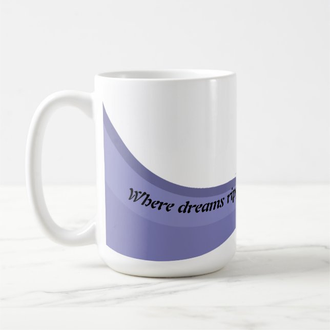 Purple Inspirational Mug (Left)