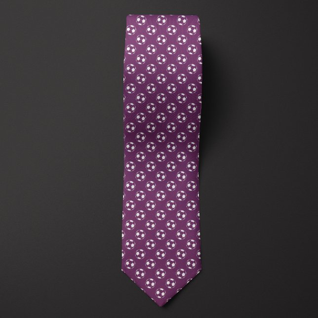 Purple Inverted Soccer Futbol Tie (Creator Uploaded)