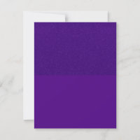 Purple Inverted Split-Tone Custom Invitation