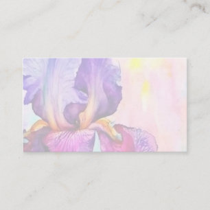 Purple Iris Business Card