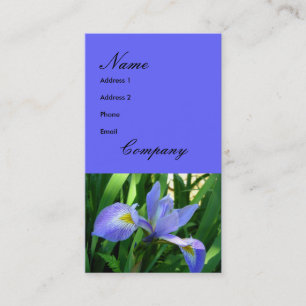 Purple Iris Business Card