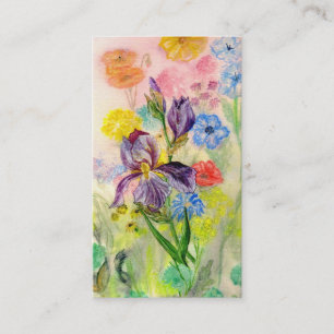 'Purple Iris' Business Card