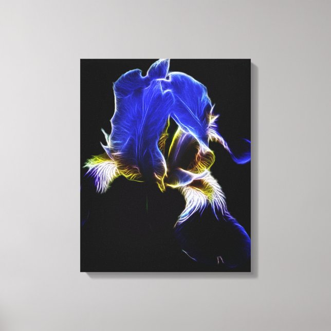 Purple Iris Canvas Print (Front)