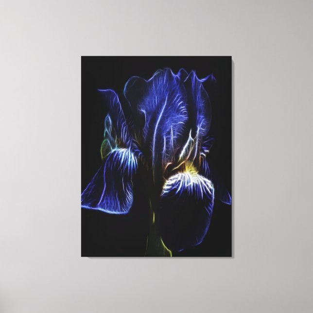 Purple Iris Canvas Print (Front)