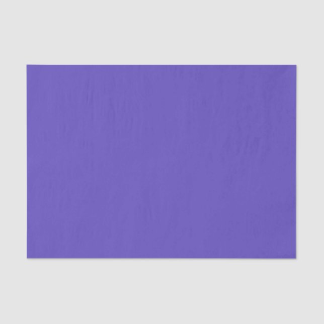 Purple Iris Flower Matching Pretty Solid Colour Tissue Paper (Front)