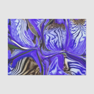 Purple Iris Flower Tissue Paper