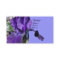Purple Iris Flower Up Close Business Card