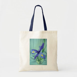 Purple Iris Flowers Art Tote Bags