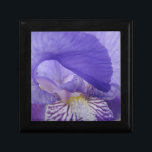 Purple Iris Flowers Keepsakes box Jewellery boxes<br><div class="desc">GIFT BOX Purple IRIS FLOWERS, Gifts for Her Trinket beautiful gift Keepsakes boxes. IRISES FLORAL Store earrings, jewellery, or coins in this fun gift box. Made of wood and secured with a magnetised lid. Bookmark this site for great gift ideas all year! GETTING A GIFT? COMBINE several products. Calendars, Greeting...</div>