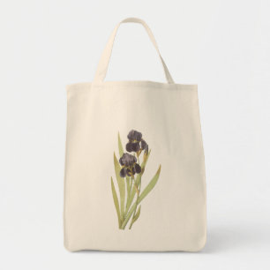 Purple Iris Flowers Tote Bag