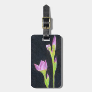 Purple Iris Luggage Tag