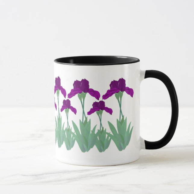 Purple Iris Mug (Right)