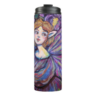 Purple Iris Pixie Girl                             Thermal Tumbler