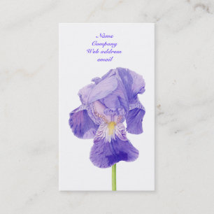 Purple Iris Profile Card