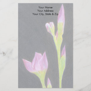 Purple Iris Stationery