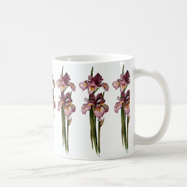 Purple Irises Coffee Mug (Right)