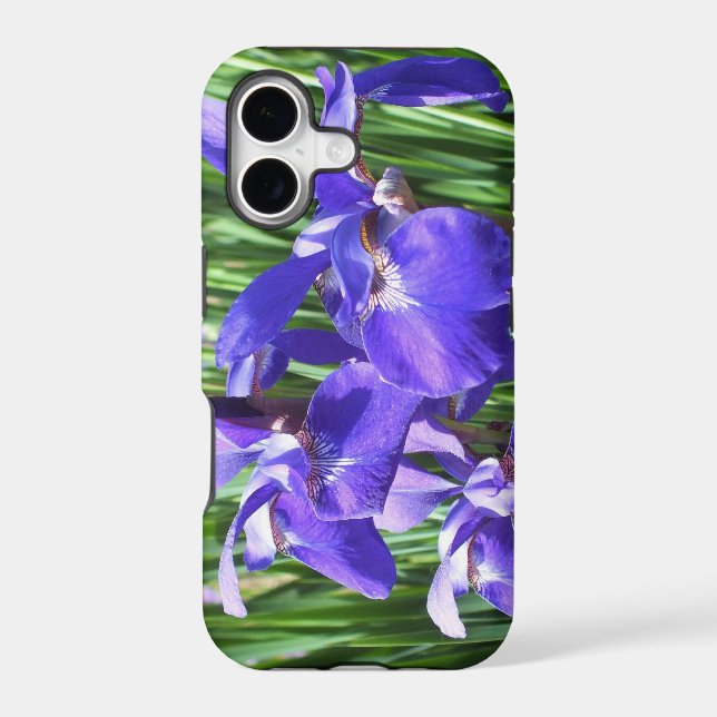 Purple Irises iPhone 5 case (Back)