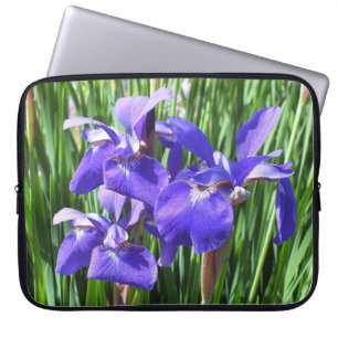 Purple Irises Laptop Sleeve