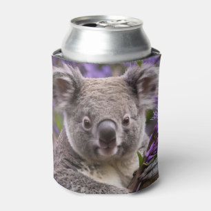 Purple Jacaranda Koala Bear, Can Cooler