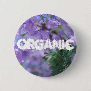 Purple Jacaranda Tree Flowers 6 Cm Round Badge