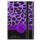 Purple Jaguar Print iPad Mini Case with Stand