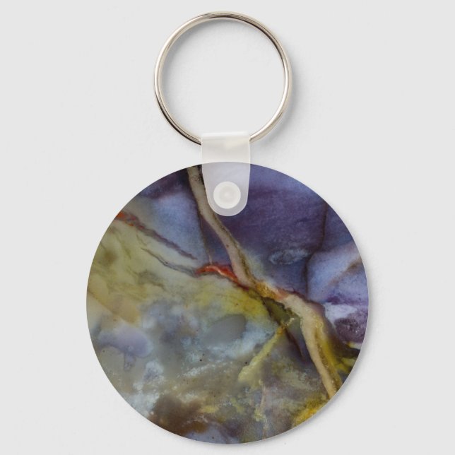 Purple Jasper Key Ring (Front)