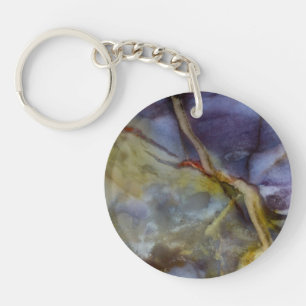 Purple Jasper Key Ring