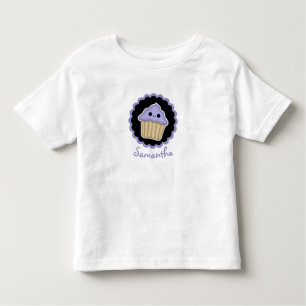 Purple Kawaii Cupcake Toddler Shirt