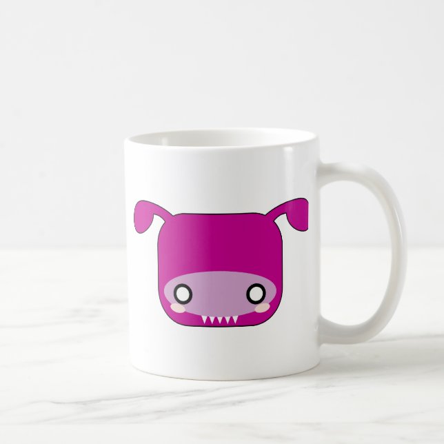 Purple Kawaii Monster Coffee Mug (Right)