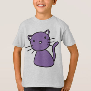 purple kitty t-shirt