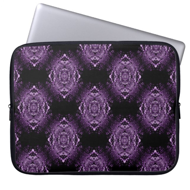 Purple Lace... Laptop Sleeve (Front)