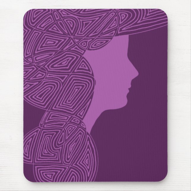 Purple Lady Mousepad (Front)