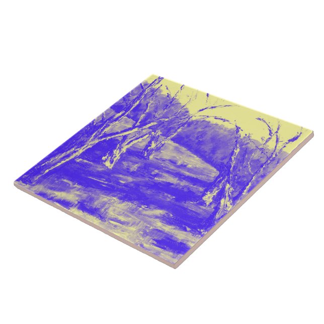 Purple Lands Yellow Skies Tile (Side)
