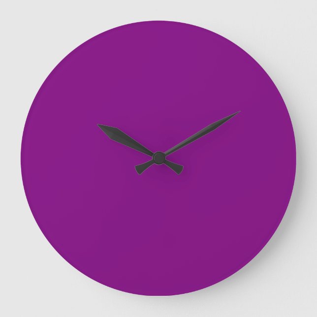 Purple Large Clock (Front)