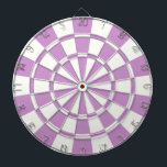 Purple Lavender And White<br><div class="desc">Purple Lavender And White Dart Board</div>
