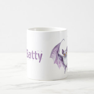 Purple Lavender Bat Coffee Mug