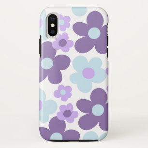 Purple Lavender Blue Daisies Retro Dream #1 #retro Case-Mate iPhone Case