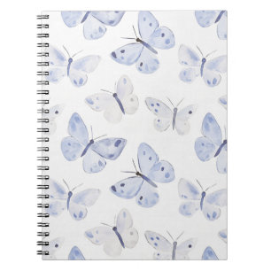 Purple Lavender Butterflies Notebook