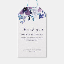 Purple Lavender Flower | Baby Shower Thank You