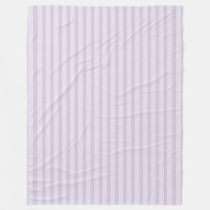 Purple Lavender Stripes Fleece Blanket