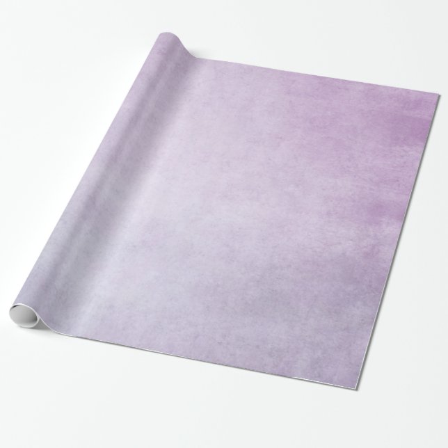 Purple Lavender Watercolor Personalised Background Wrapping Paper (Unrolled)