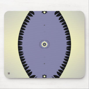 Purple Leaf Mouse Pad