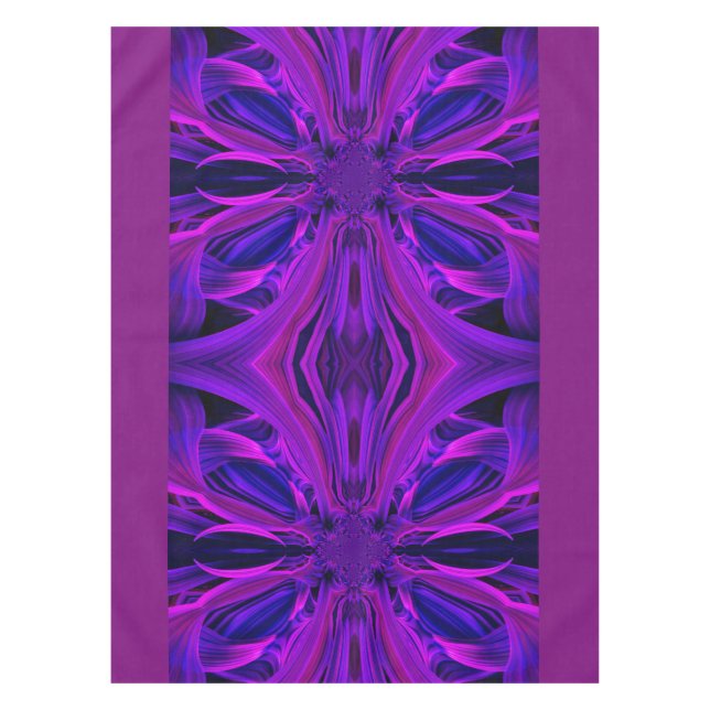 Purple Leaf Table Cloth (Front)
