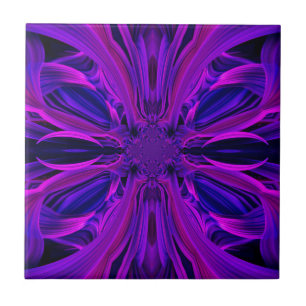 Purple Leaf Tile