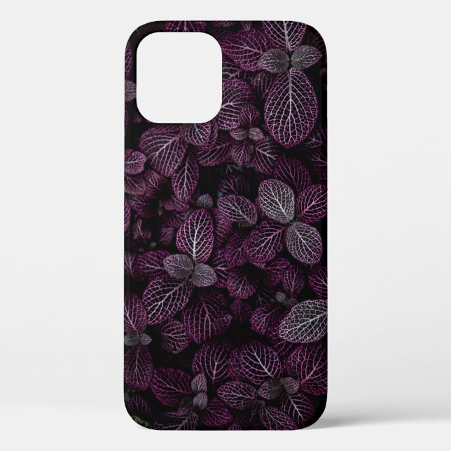 PURPLE LEAFED PLANT FIELD Case-Mate iPhone CASE (Back)