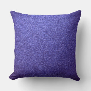 Purple Leather Cushion